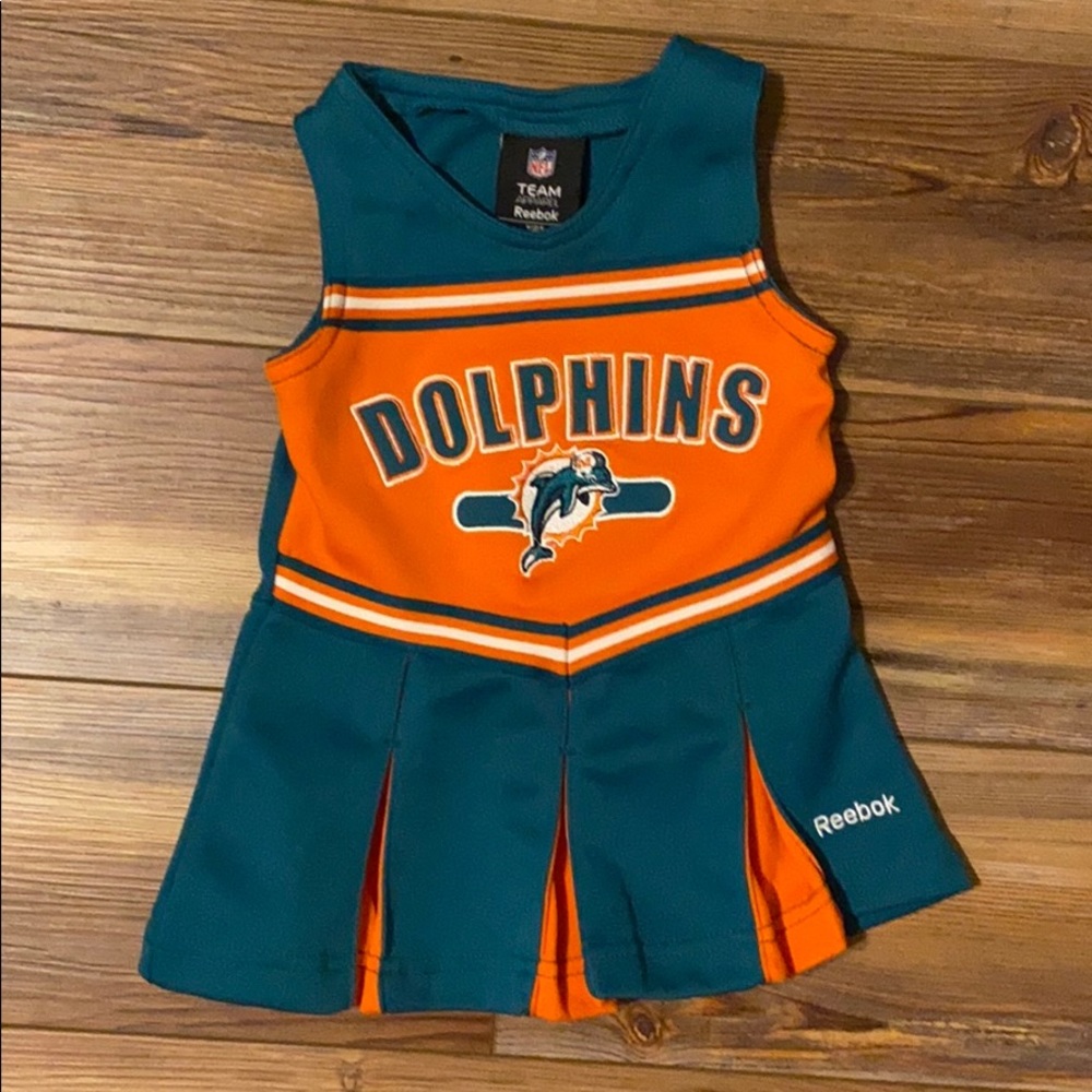 NFL team apparel Reebok Dolphins cheerleader dress